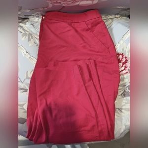 Capri Work Pants Pink